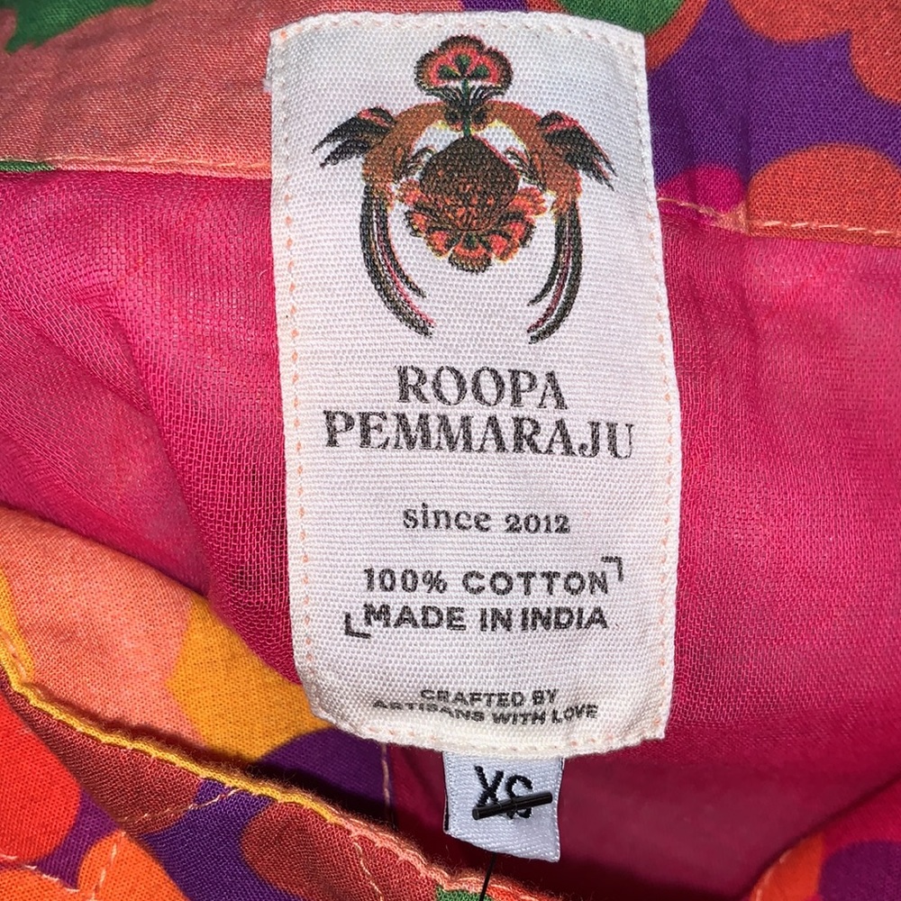 Anthro Roopa Pemmaraju Floral Midi Dress - Picture 6 of 10